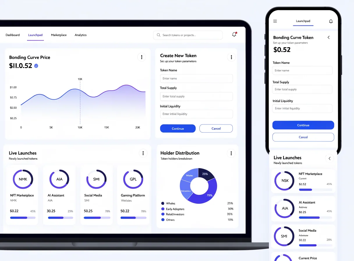 MVP product interface showing a single core flow with usage analytics