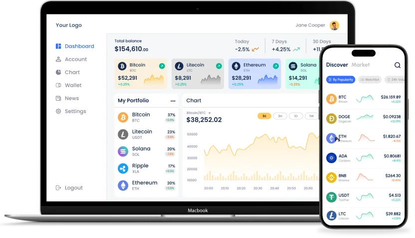 centralized exchange development company banner