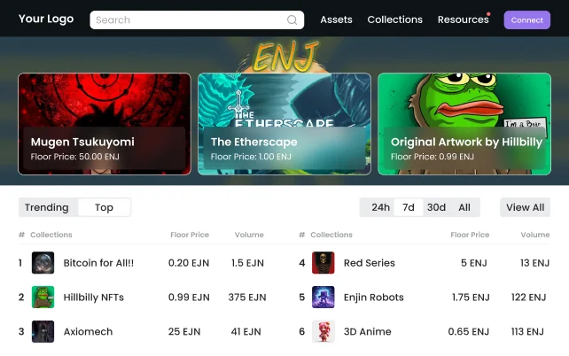 white label enjin clone script software