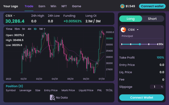 Uniswap clone script slider2