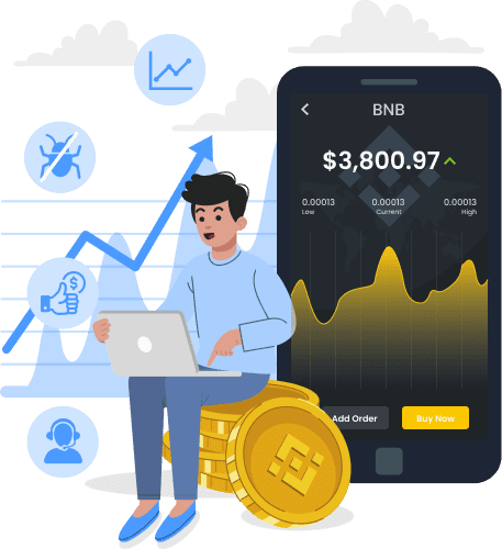 Handcrafted white label binance clone from Coinsclone