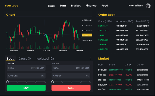 Binance clone script slide1