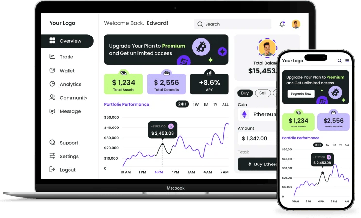 Cryptocurrency App Development Company image1