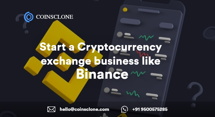 Start a Cryptocurrency exchange business like Binance