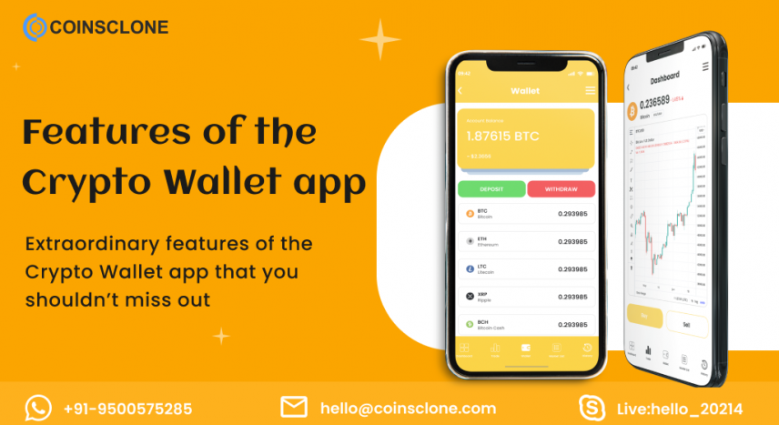 features of cryptocurrency wallet