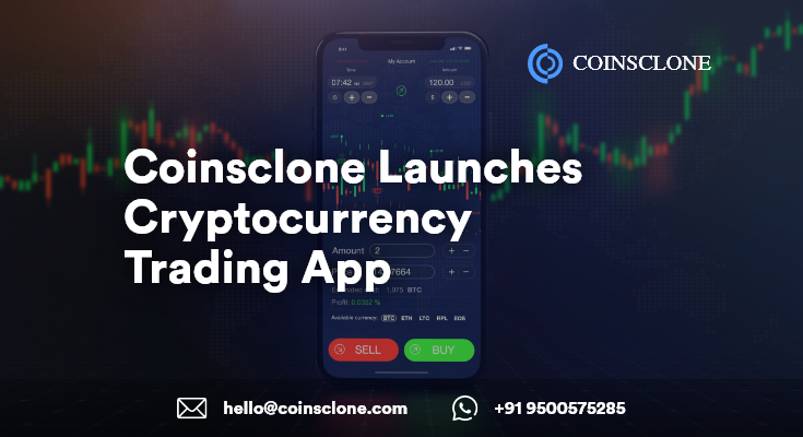 Coinsclone Launches Cryptocurrency Trading App