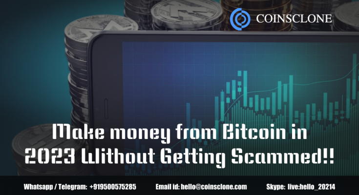 Make money from Bitcoin in 2023 Without Getting Scammed!!