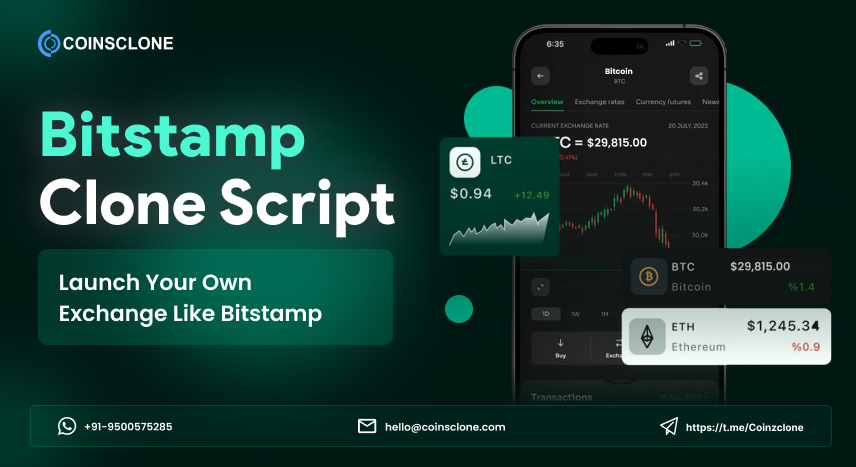 Build a Crypto Exchange App like Bitstamp