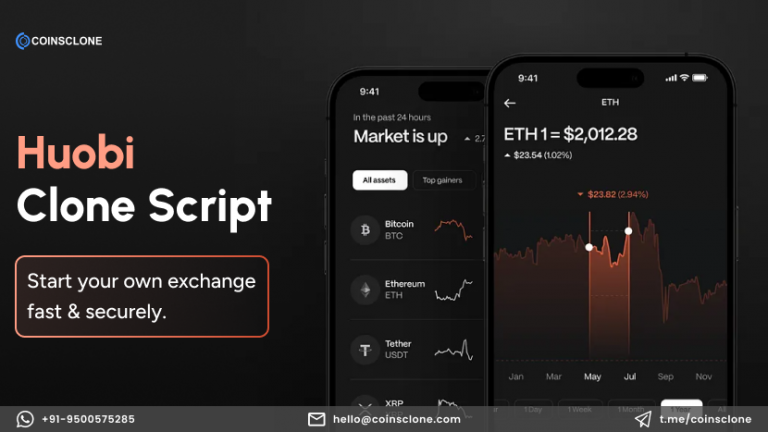 Huobi Clone Script