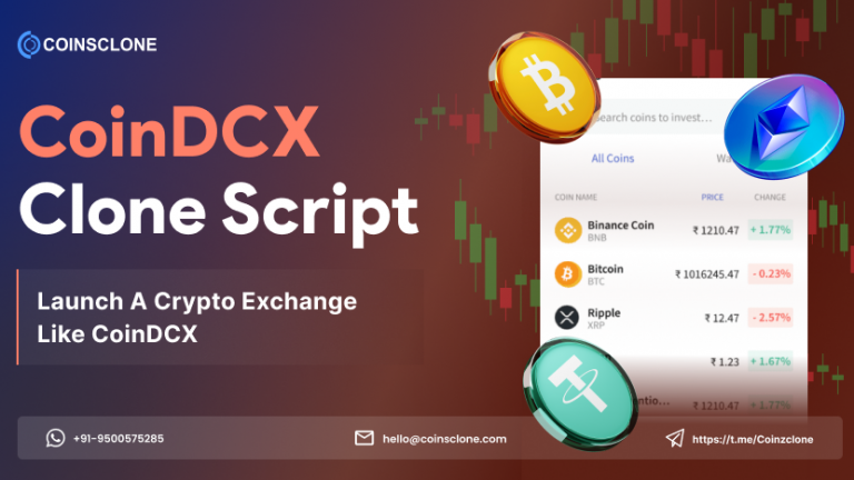 Create A Crypto Exchange Platform Like CoinDCX