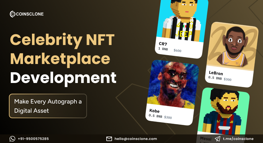 Celebrity NFT Marketplace Development