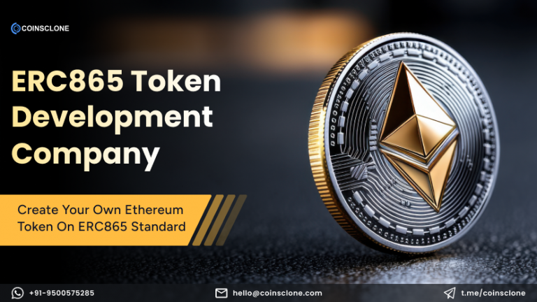 ERC865 Token Development Company