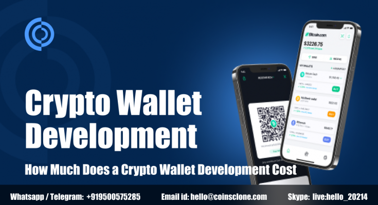 Crypto wallet development cost