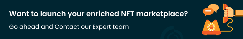 CTA Banner of NFT Marketplace