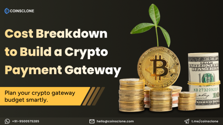 Crypto payment gateway development cost