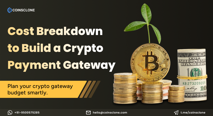 Crypto payment gateway development cost