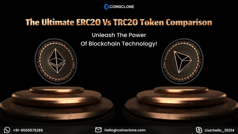 ERC20 Vs TRC20 Token Comparison