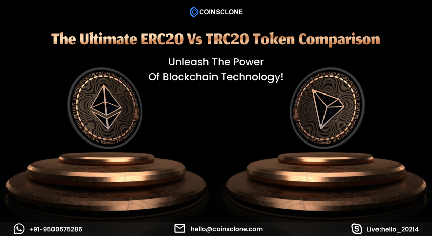 ERC20 Vs TRC20 Token Comparison