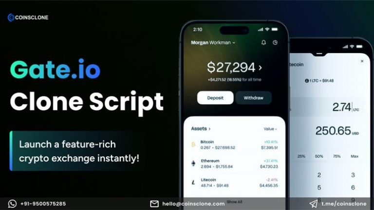 Gate.io Clone Script