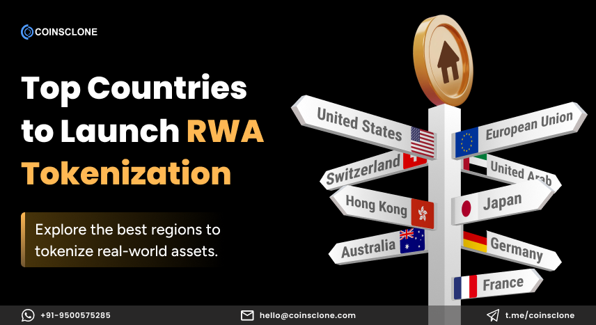 top10 countries to launch RWA tokenizations