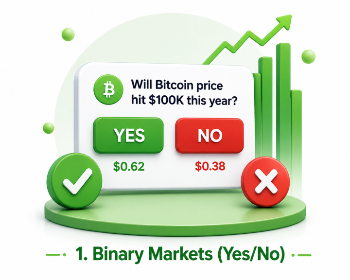 Binary Markets