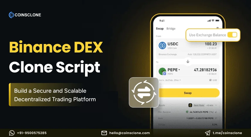 Binance DEX Clone Script