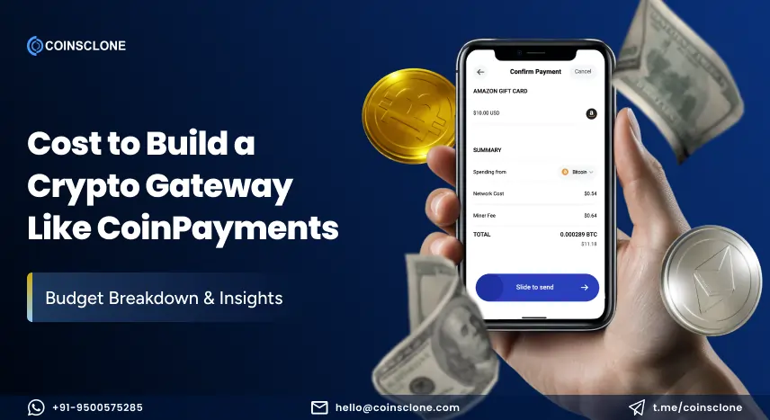 cost to develop a crypto gateway like coinpayments