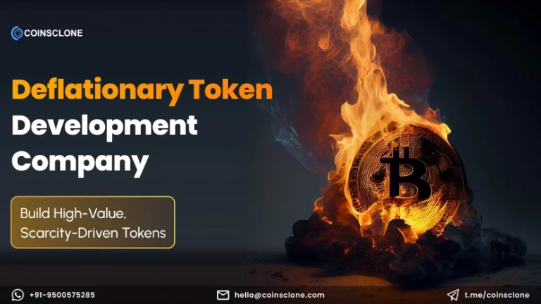 Deflationary token development company