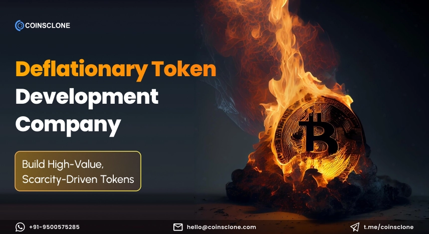 Deflationary token development company