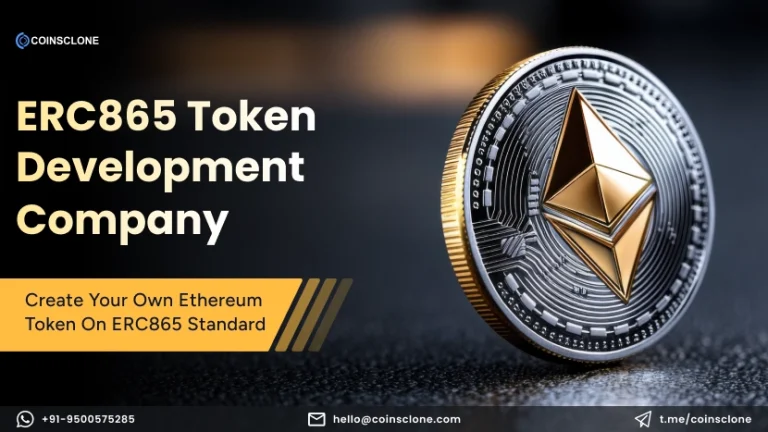 erc865 token development company