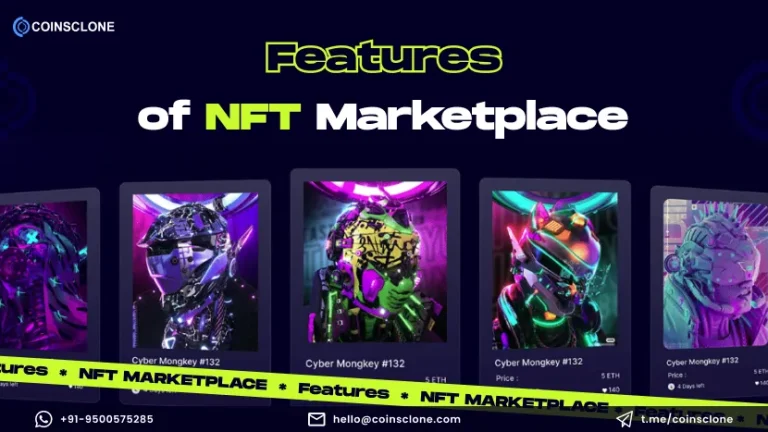 Features of NFT Marketplace