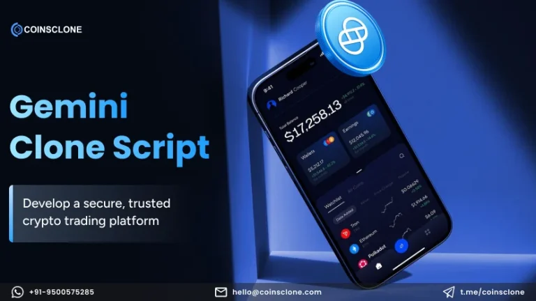 Gemini Exchange Clone Script coinsclone