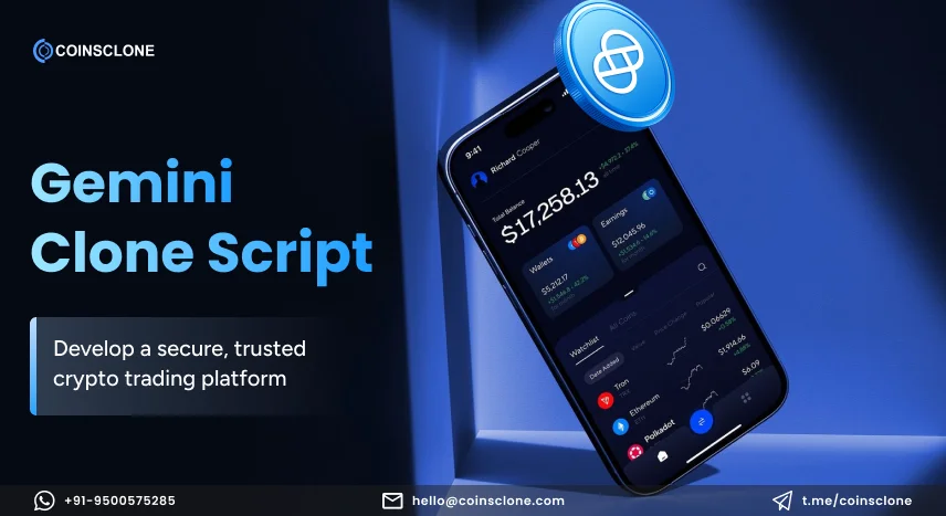 Gemini Exchange Clone Script coinsclone