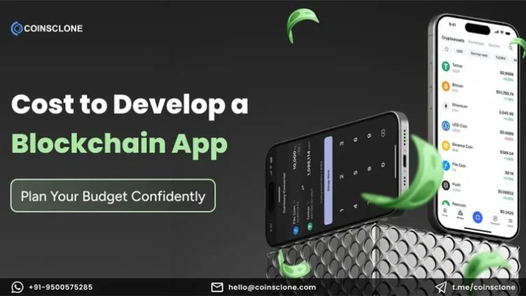 Blockchain app development cost