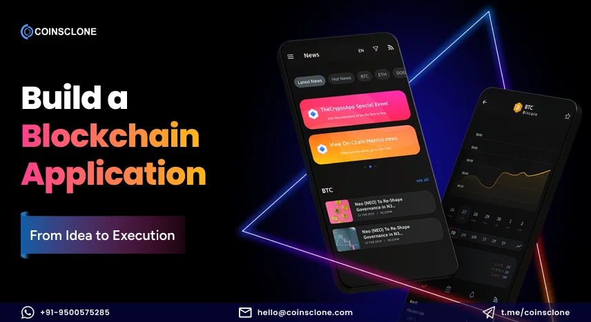 How to create a blockchain app