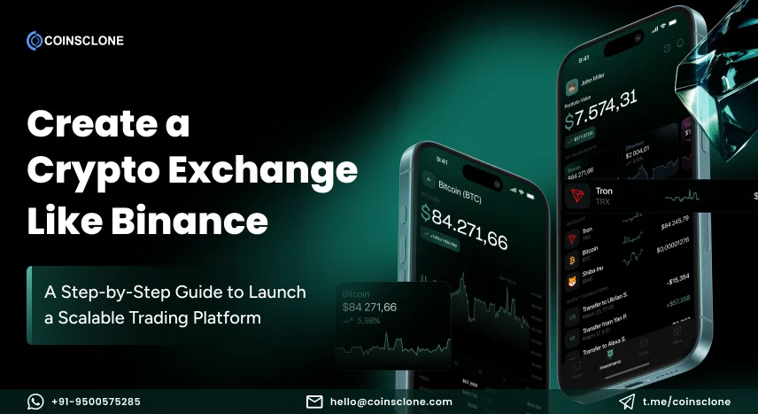 create crypto exchange like binance