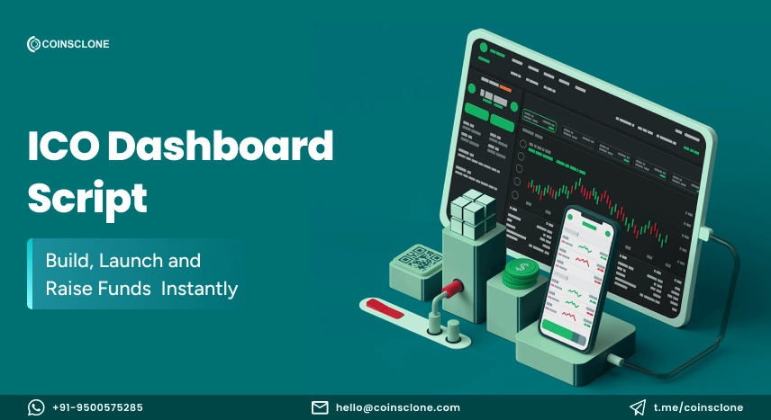 ICO dashboard script coinsclone