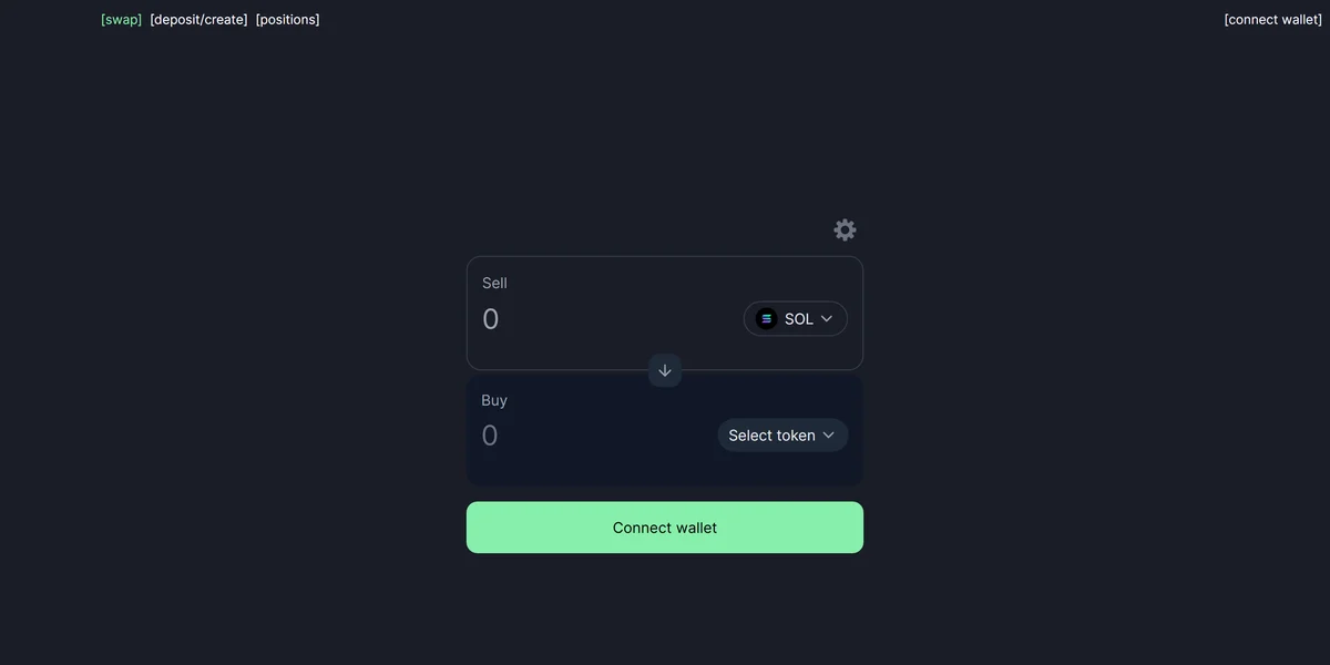 PumpSwap homepage, the Solana decentralized exchange for meme coins