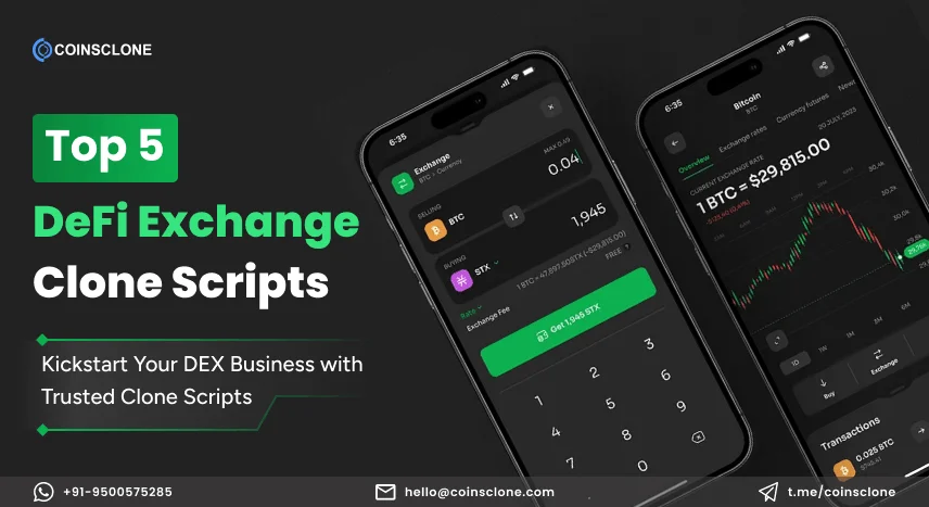 Top 5 DEX Clone Scripts